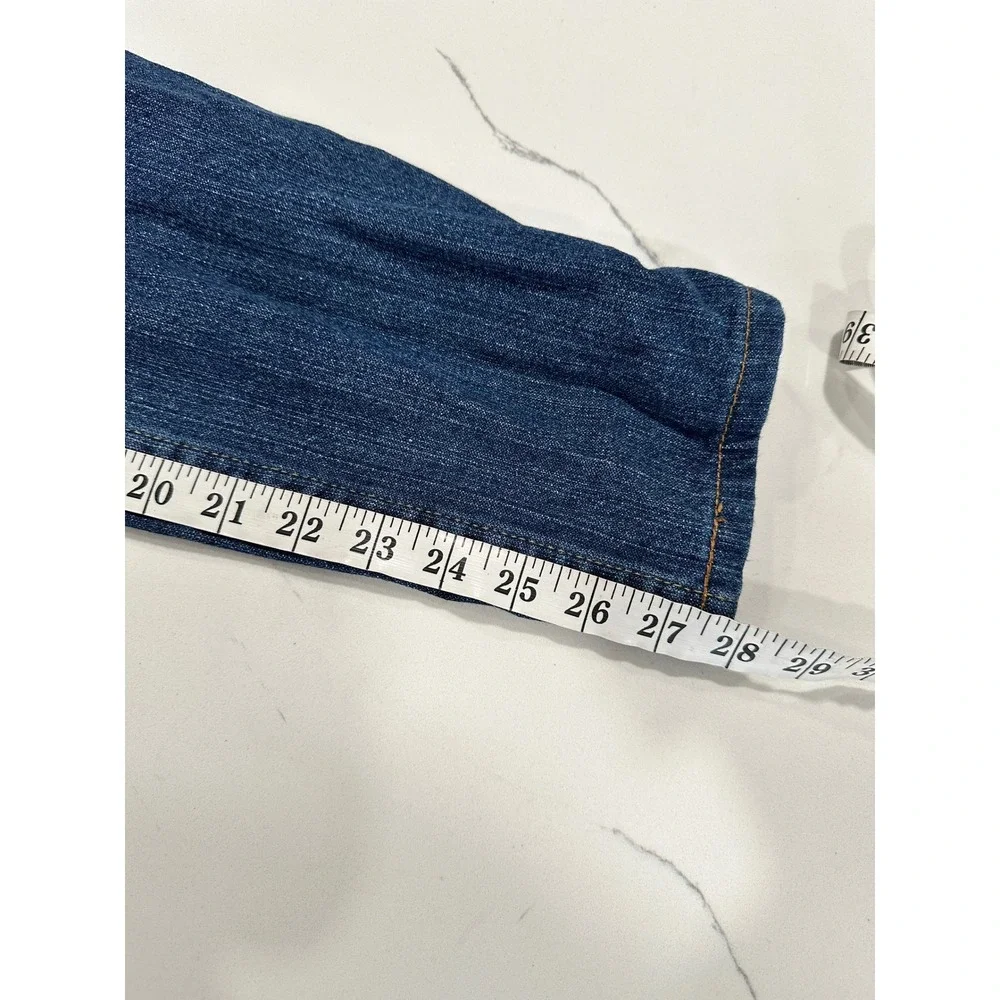 True Religion Ricky Mens Jeans Blue Wash Denim Button‎ Fly Made in USA Size 30